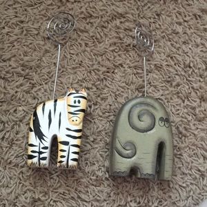 Novelty safari picture stands